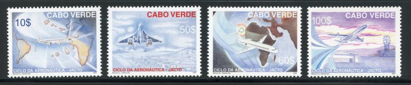 Cape Verde 896-99 MNH Cycle of Avaition Set from 2007