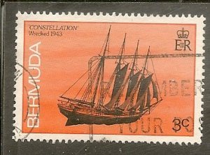 Bermuda  Scott 482   Ship   Used