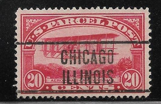 Parcel Post - Scott #Q8 20c Airplane Carrying Mail VF Used