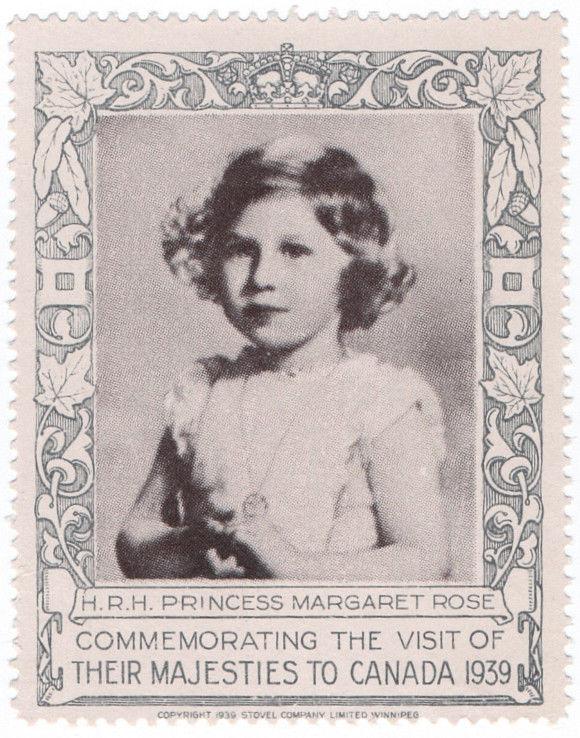 (I.B) Canada Cinderella : Royal Visit 1939 (Princess Margaret)