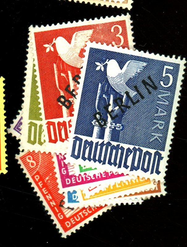 GERMANY #9N2-18 9N20 MINT FVF OG NH Cat $228