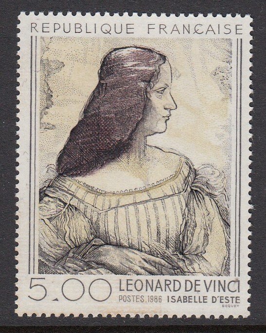 France 2007 Art, Da Vinci mnh