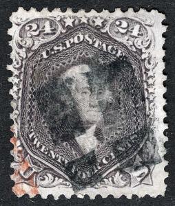 US Sc 70 Red Lilac Shade Neat Cancel 