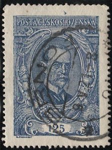 CZECHOSLOVAKIA  1920 Sc 61 Used VF Pres. Masaryk, BRNO cancel