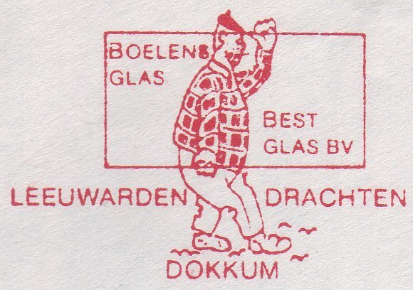 Meter cut Netherlands 1986 Window pane