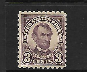 USA, 584, MINT HINGED, ABRAHAM LINCOLN