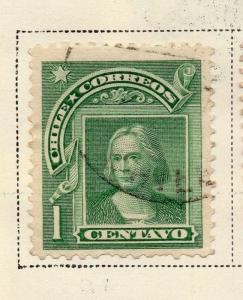 Chile 1908 Early Issue Fine Used 1c. 170809