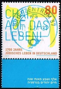 Germany, Sc.#3201 used Jewish Presence In Germany, 1700th Anniversary