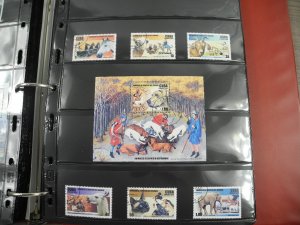 CUBA(2002-2008), Stamp Collection in stock pages(Kenmore binder)