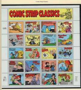 Scott 3000 - Comic Strip Classics. Sheet Of 20.  MNH. OG.   #02 3000s20