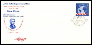 US UO86 Artmaster U/A FDC