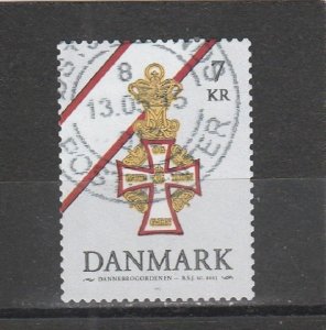 Denmark  Scott#  1717  Used  (2015 Order of Dannebrog)