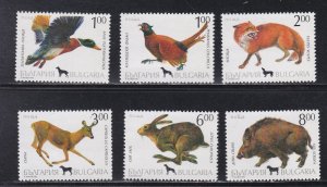 Bulgaria # 3797-3802, Game Animals, Mint NH, 1/2 Cat.