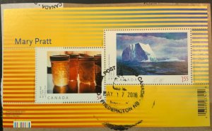 Canada Art USED souvenir sheet # 2212 63491037450