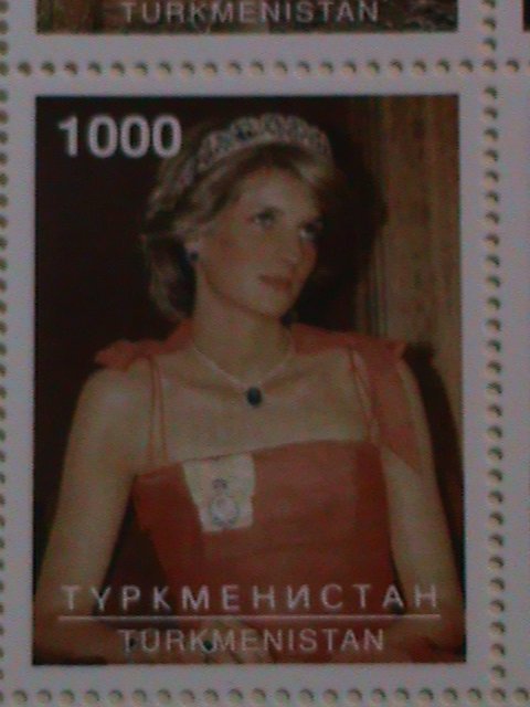 TURKMENISTAN STAMP: 1997- PRINCESS DIANA-THE BEAUTY OF  PRINCESS-MINT NH