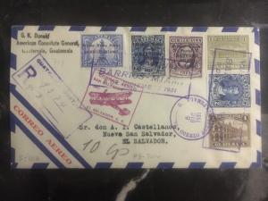 1931 US Consulate Guatemala first flight Diplomatic cover FFC To Miami FL USA B