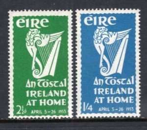 Ireland 1953 An Tostal Set MNH SG #154-5