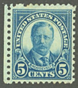 U.S. #637 MINT OG HR