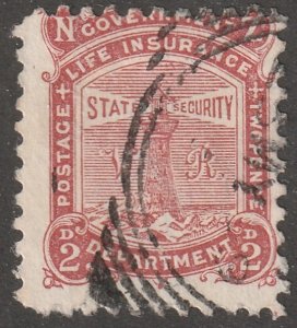 New Zealand, Scott#OY3, used, hinged, lighthouse