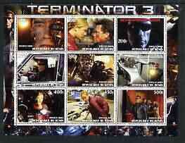 BENIN - 2003 - Terminator 3 - Perf 9v Sheet - MNH - Private Issue