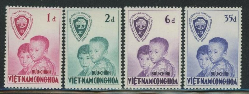 Viet Nam 1956 Operation Brotherhood set Sc# 59-62 NH