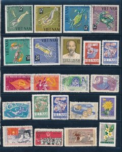 D393348 Vietnam Nice selection of VFU Used stamps