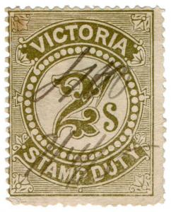 (I.B) Australia - Victoria Revenue : Stamp Duty 2/-