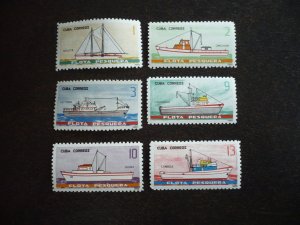 Stamps - Cuba - Scott# 936-941 - Mint Hinged Set of 6 Stamps