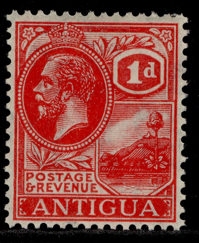 ANTIGUA GV SG63, 1d carmine red, M MINT. 