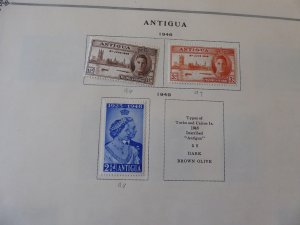 Antigua 1921-1985 Stamp Collection on Scott International Pages