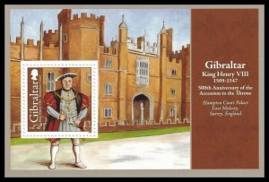 2009 Gibraltar 1316/B87 Accession of King Henry VIII 5,00 €