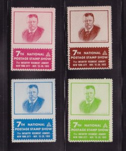 USA 1955 National Postage Stamp Show, American Stamp Dealers Association MH