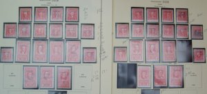 US Revenues: Documentary, R151//R734, MNH//Used, Many Reds (S19068)