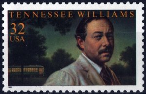 SC#3002 32¢ Tennessee Williams Single (1995) MNH