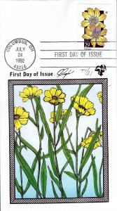 Pugh Design/Painted Tickseed Flowers FDC....48 of 81 created!