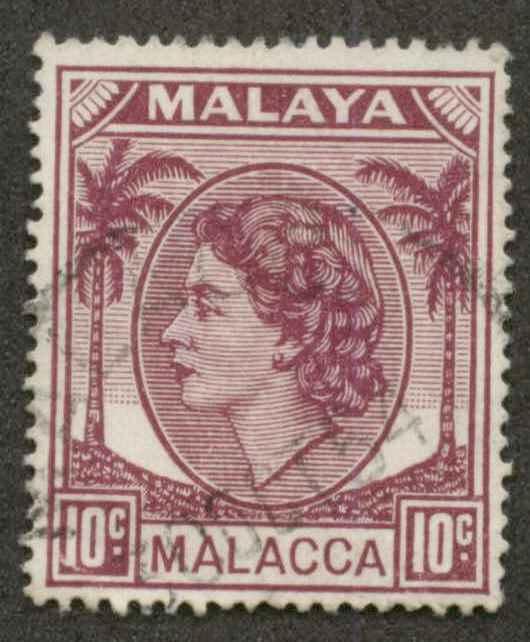 Malaya Malacca 35 Used VF