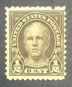 MOMEN: US STAMPS #653 MINT OG NH LOT #39811