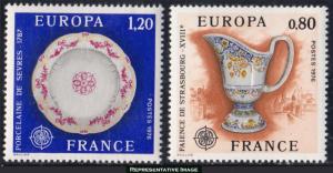 France Scott 1478-1479 Mint never hinged.