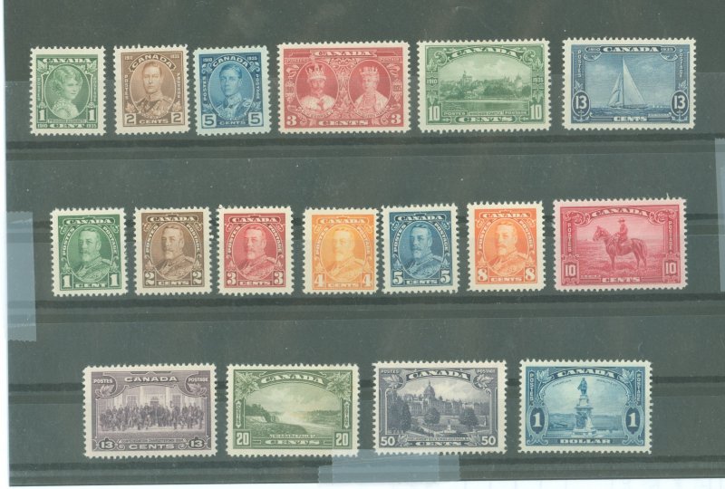 Canada #211-227 Unused Single (Complete Set)