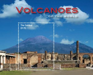 Gambia 2016 - Volcanoes of the World, Mount Vesuvius - Souvenir Sheet - 3721 MNH