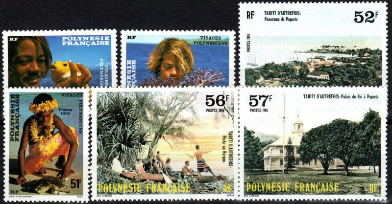 French Polynesia #430-35  MNH CV $7.00 (X2338)