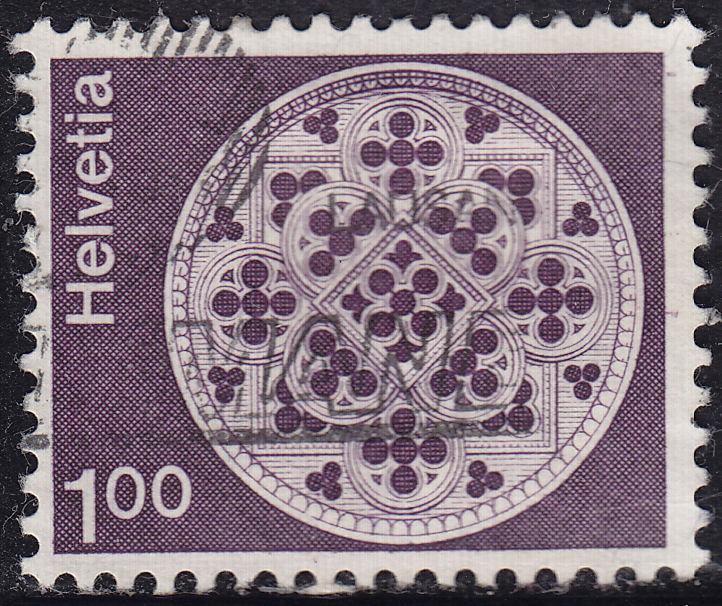 Switzerland 569 USED 1973 Lausanne Cathedral