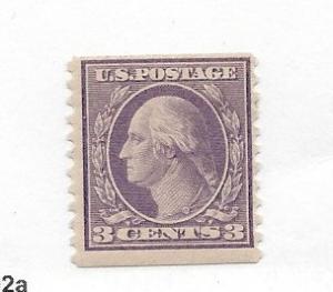 United States, 493, 3c Washington Violet Fine Single, **VLH**