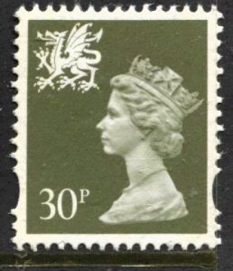 STAMP STATION PERTH Wales #WMH62 QEII Definitive Used 1971-1993