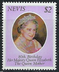 Nevis 113 MNH 1980 Queen Mother Birthday (an1791)