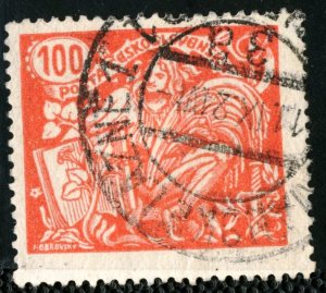 CZECHOSLOVAKIA - #92 - USED - 1923 - CZECH551NS18