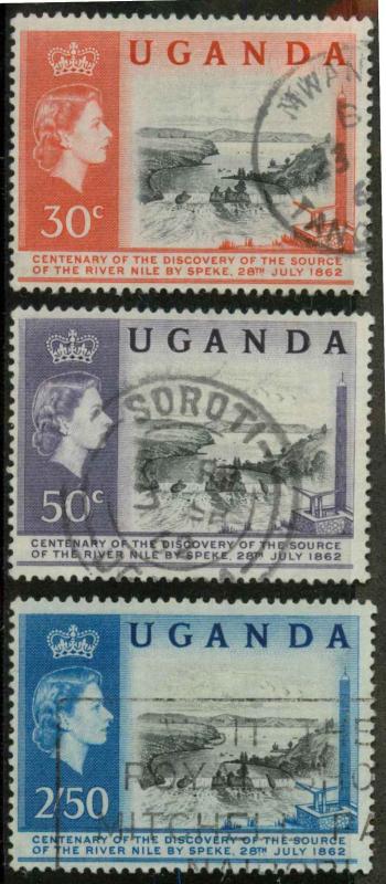 Uganda 79-80,82 Used F-VF