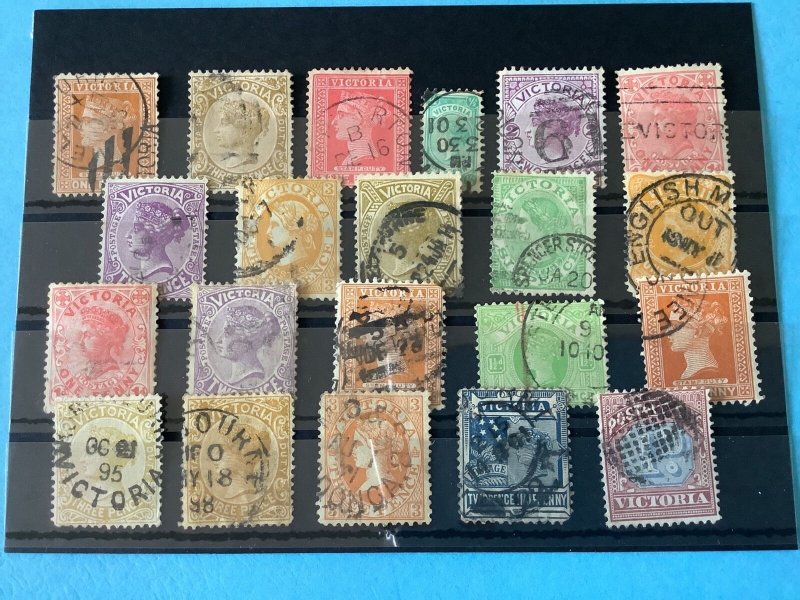 Australia Victoria Vintage Used Stamps R46315 