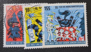 Germany Sc # B1163-65, VF Used