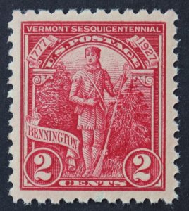 U.S. Mint Stamp Scott #643 2c Vermont, Superb Jumbo. Never Hinged. A Gem!